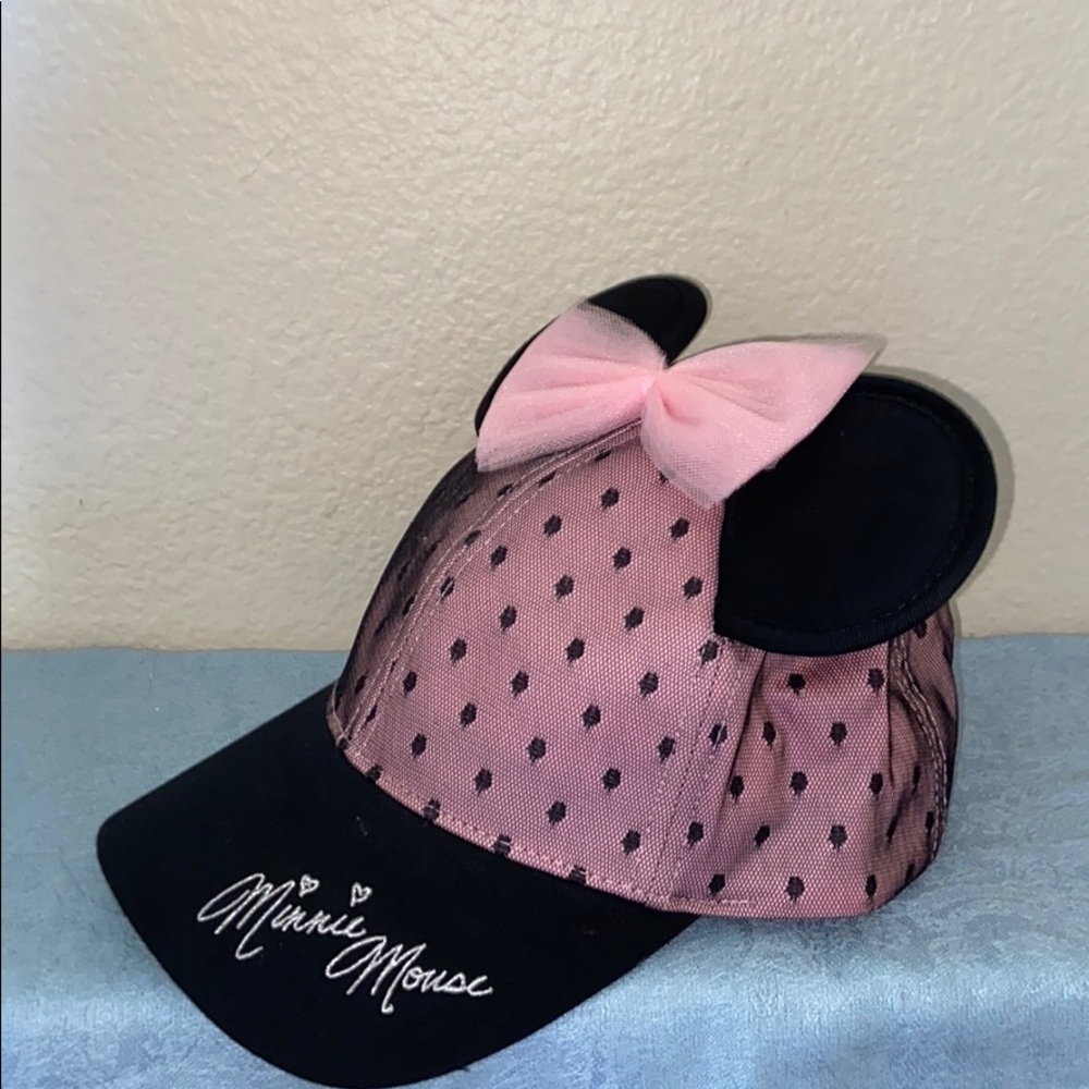 NWT DISNEY Minnie Mouse ball cap or hat w/… - Picture 1 of 6
